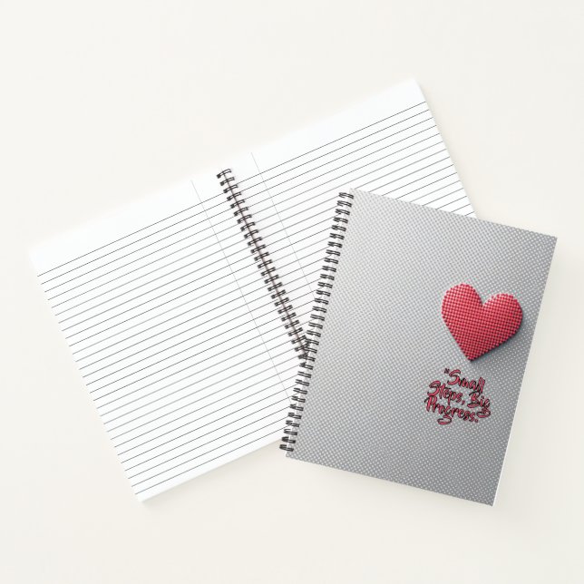 Dot Matrix - Modern Cover Art Notizbuch (Innenseite)