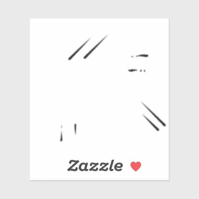 Dot, Milk White, Romance Custom Cut Vinyl Sticker (Blatt)