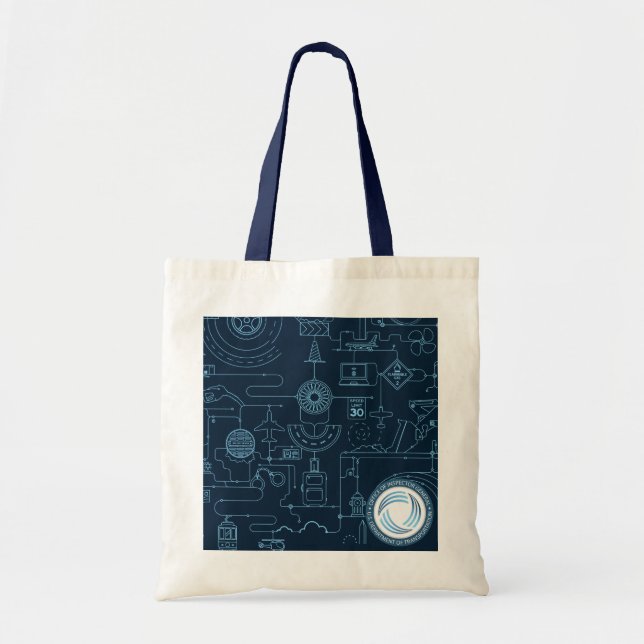 DOT OIG Tote Bag Tragetasche (Vorne)