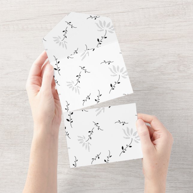 Dot, Schneetreiber All In One Einladung (Abreißen)