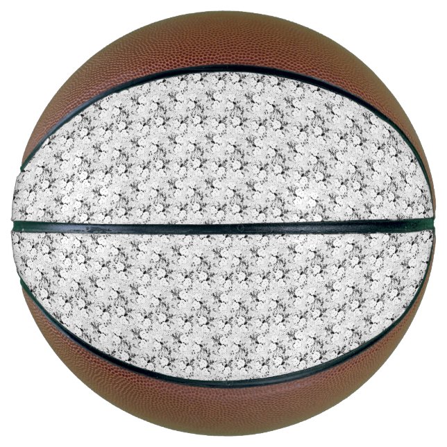 Dot, schwarze Kuh Basketball (Vorderseite)