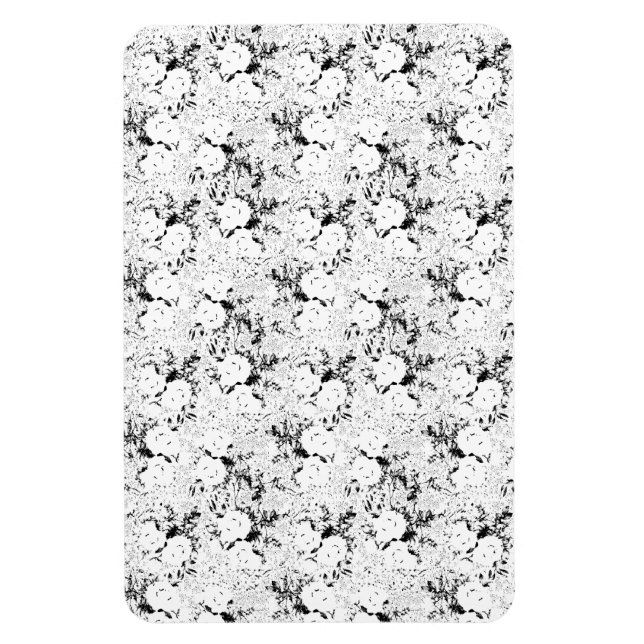 Dot, schwarze Kuh Magnet (Vertikal)