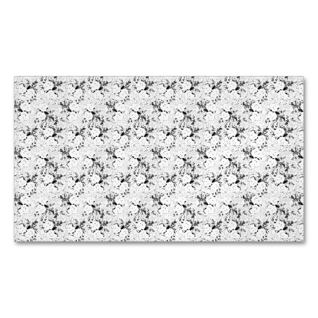 Dot, schwarze Kuh Magnetische Visitenkarte (Vorderseite)