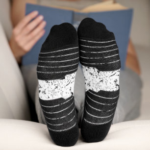 Dot, schwarze Kuh Socken