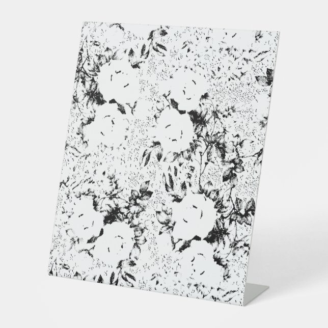 Dot, Schwarzes Kuhpolster-Zeichen Sockelschild (Vorderseite)