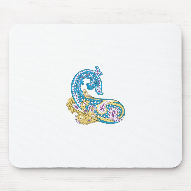 Dot, Sherpa Blue, Golden Sand Design Mousepad (Vorne)