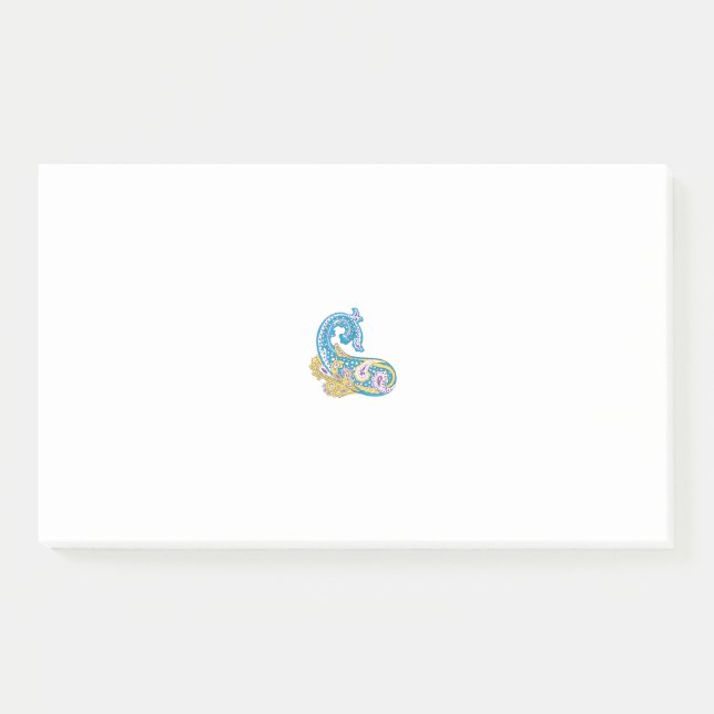 Dot, Sherpa Blue, Golden Sand Design Post-it Klebezettel (Vorderseite)