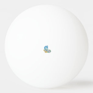 Dot, Sherpa Blue, Golden Sand Design Tischtennisball