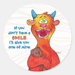 Dot the Monster, autocollant