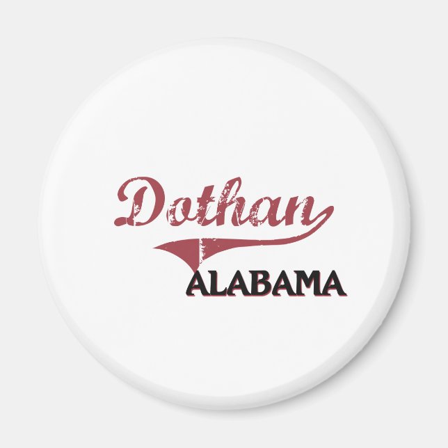 Dothan Alabama City Classic Magnet (Vorne)