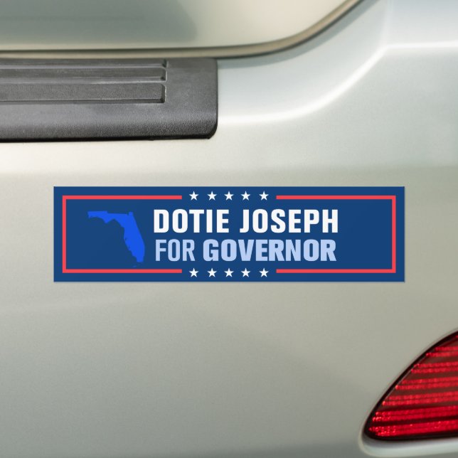 Dotie Joseph für den Gouverneur von Florida Autoaufkleber (Auf Auto)