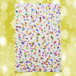 Dots Abstraktes Farbmuster Geschirrtuch<br><div class="desc">Magst du buntes Küchenzubehör? Magst du bunte Küchentücher? Dieses lustige Küchentuch hat ein abstraktes Muster von grünen,  lila,  gelben,  roten und blauen Punkten,  die ursprünglich in Marker gemacht wurden.</div>