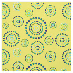 Dots Circle Power Blume + Ihr Backgr. Stoff