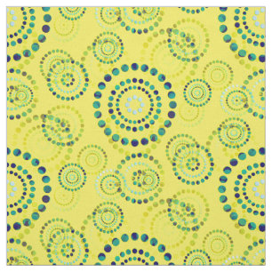 Dots Circle Power Blume II + Ihr Backgr. Idee Stoff