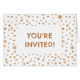 Dots d'aquarelle Confetti de rouille Anniversaire