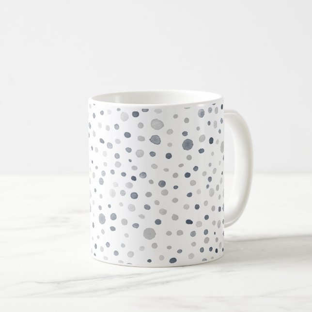 Dots d'aquarelle Lucas Confetti Classic Mug (Devant droit)
