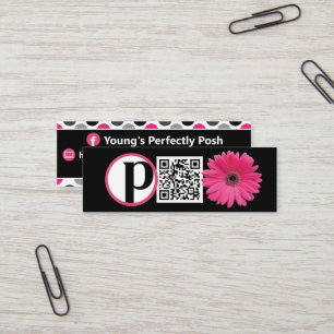 Dots Gerber Daisy Posh carte de visite