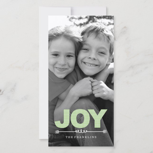 DOTS Holiday Foto Card Feiertagskarte (Vorderseite)
