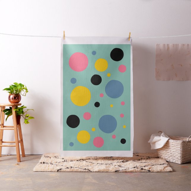 Dots Mint Muster Stoff (Beispiel)