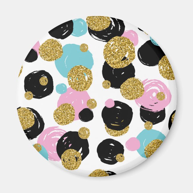 Dots-Muster 10 Magnet (Vorne)