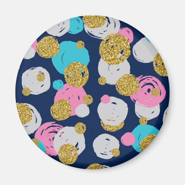 Dots-Muster 11 Magnet (Vorne)