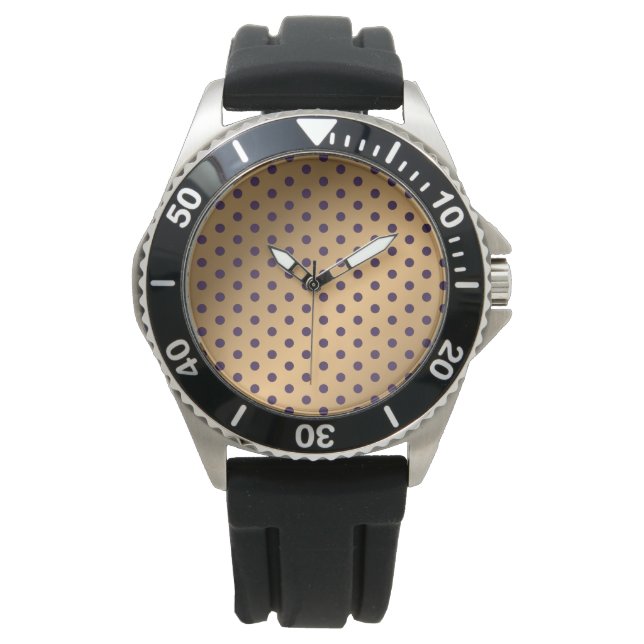 Dots-Muster 16 Armbanduhr (Vorderseite)