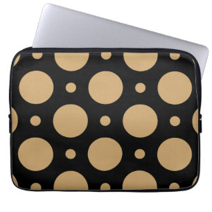 Dots-Muster 17 Laptopschutzhülle
