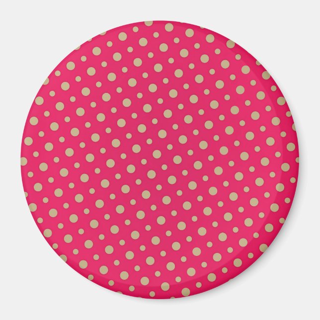 Dots-Muster 3 Magnet (Vorne)