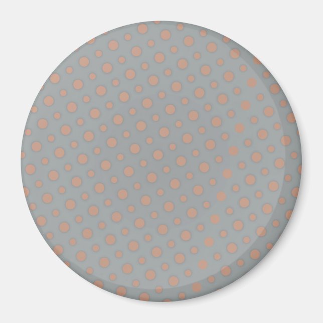 Dots-Muster 6 Magnet (Vorne)
