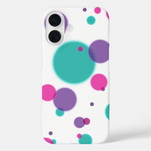 Dots Niedlich Spaß Muster Lila rosa aquamarine Far title_seo2