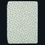 Dots Sage Green iPad Air Hülle<br><div class="desc">Punkte - Seite Grün.</div>