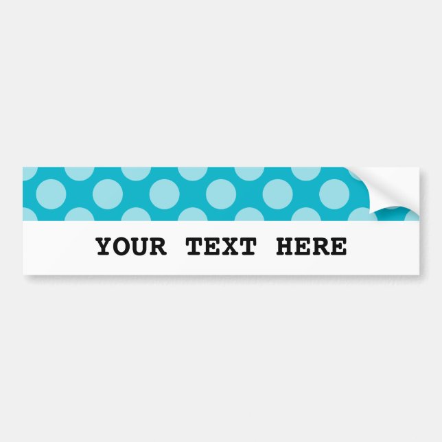 Dots seamless pattern white transp. + your backgr. autoaufkleber (Vorne)
