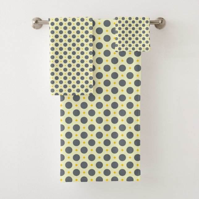 DOTS UND DIAMONEN BADHANDTUCH SET (Insitu)