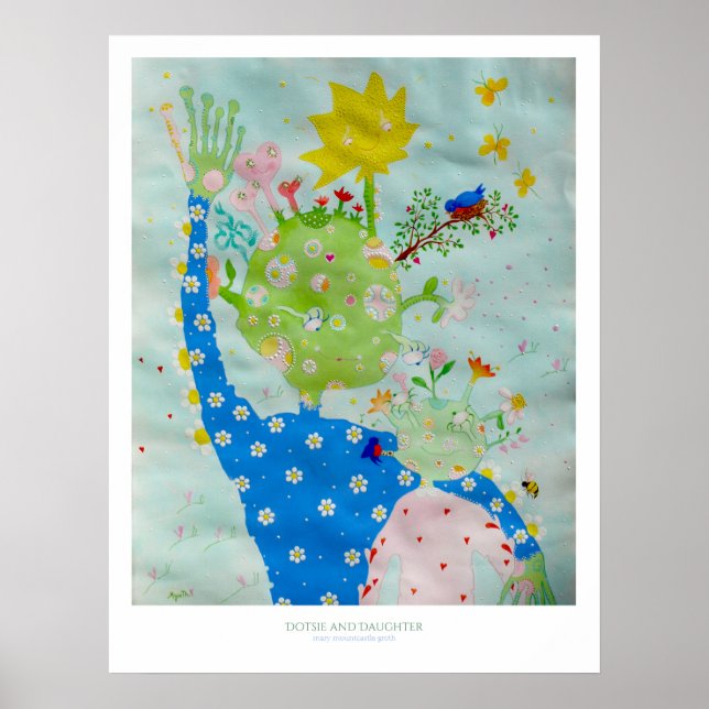 Dotsie und Tochter Print Poster (Vorne)