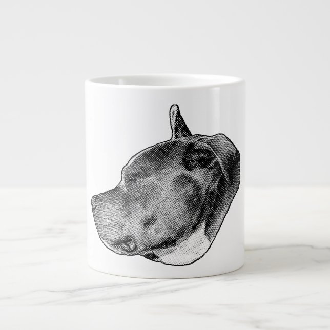 dotstrength Pitbull Jumbo-Tasse (Vorderseite)