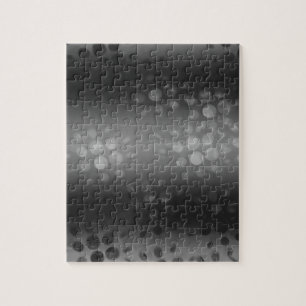 Dotted Bursts Pattern - Black, Gray, White