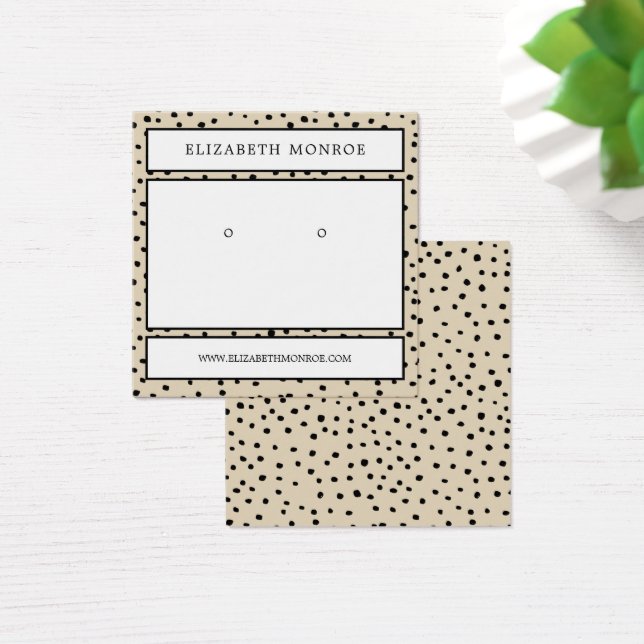 Dotted Earring Holder, Juwelieranzeige (Schreibtisch)