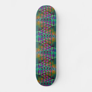 Dotted Orgeordnete Chaos Wallpaper farbig + Ihre I Skateboard