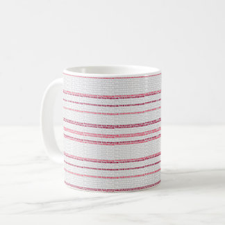 Dotted striped pattern. kaffeetasse