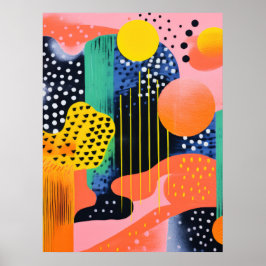 Dotted Symphony Poster