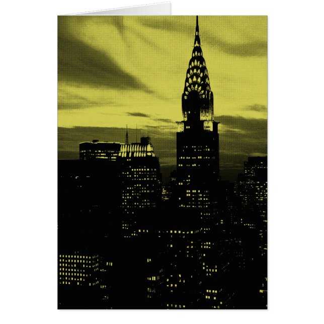 Dotted Yellow Black New York City (Vorne)