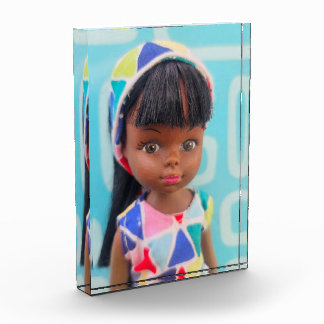 Dottie Bunte Geometrie Fotoblock