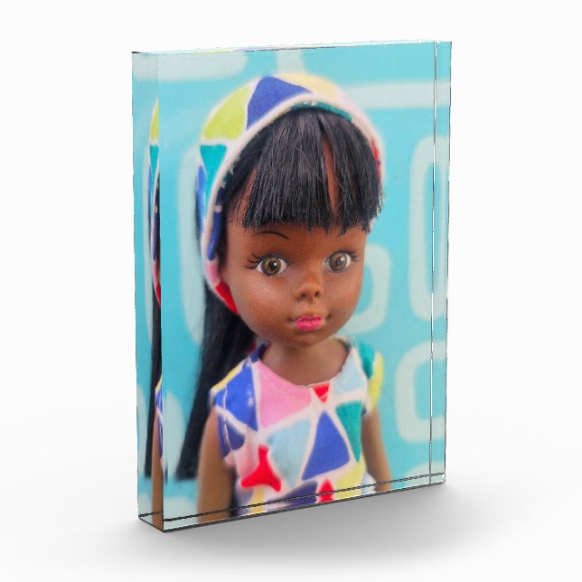 Dottie Bunte Geometrie Fotoblock (Links)