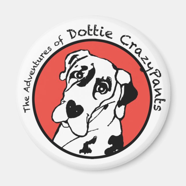 Dottie CrazyPants Magnet (Vorne)