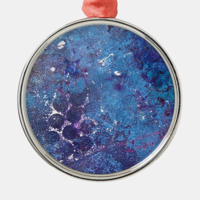 Dottie Scottie Abstrakt Ornament Aus Metall (Vorne)