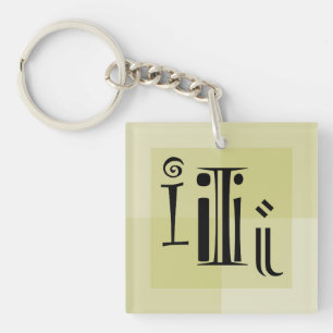 Dotting the Is Elegant Typographie Art, Monogramme