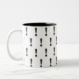 Dotty-Ausrufezeichen Zweifarbige Tasse