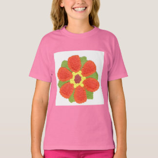 Dotty Blume Girls' Fine Jersey V-Neck T - Shirt