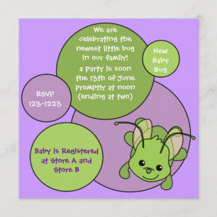 Dotty Bug Einladung