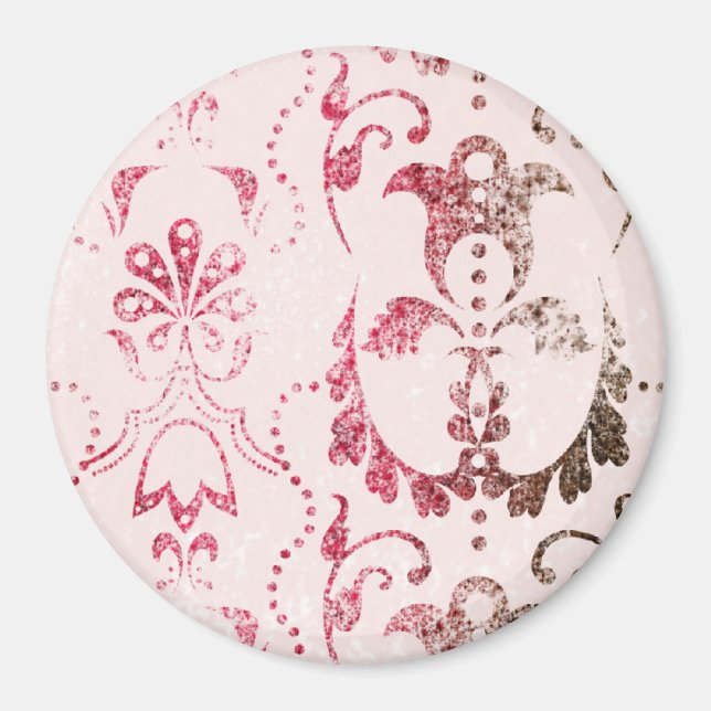 Dotty Damask Magnet (Vorne)